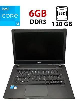 Ноутбук acer aspire v3-371 / 13.3" (1366x768) tn / intel core i3-4158u (2 (4) ядра по 2.0 ghz) / 6 gb ddr3 / 120 gb ssd / intel
