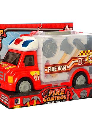 Игровой набор пожарного с машинкой машинка со светом