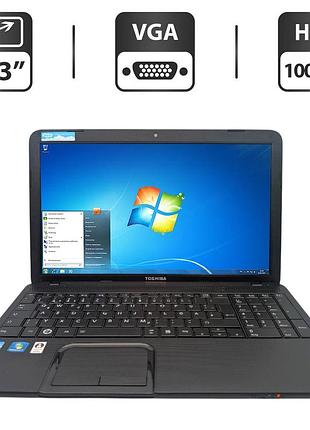 Ноутбук toshiba satellite c870 / 17.3" (1600x900) tn / intel core i3-2350m (2 (4) ядра по 2.3 ghz) / 6 gb ddr3 / 1000 gb hdd /