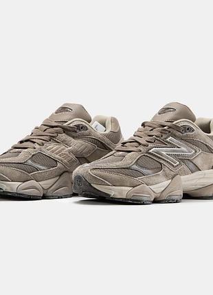 Жіночі кросівки new balance 9060  brown женские кроссовки нью беланс 9060 коричневые