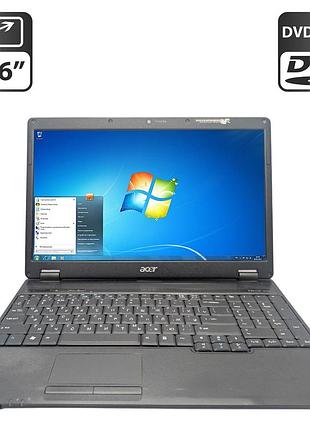 Ноутбук acer extensa 5635g / 15.6" (1366x768) tn / intel core 2 duo t6600 (2 ядра по 2.2 ghz) / 6 gb ddr3 / 500 gb hdd / intel
