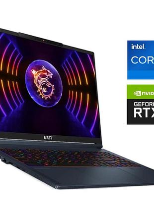 Игровой ноутбук msi stealth 16 studio a13vg / 16" (1920x1200) ips / intel core i7-13620h (10 (16) ядер по 3.6 - 4.9 ghz) / 16 gb