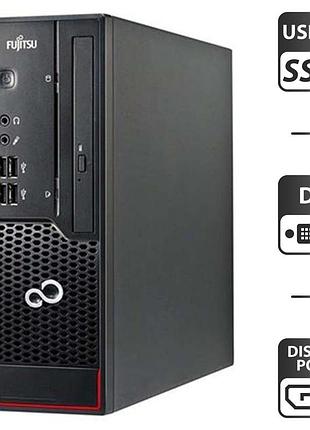 Комп'ютер fujitsu esprimo c710 sff / intel core i3-2120 (2 (4) ядра по 3.3 ghz) / 4 gb ddr3 / 250 gb hdd / intel hd graphics 2000