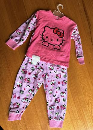 Піжама дитяча для дівчинки hello kitty