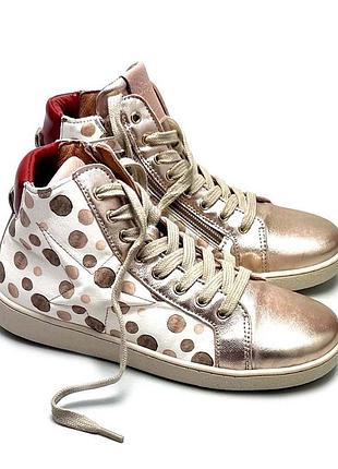 Шкіряні демісезонні черевики 36 р bisgaard. жіночі черевики осінь весна