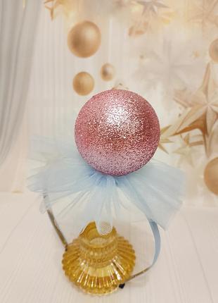 Обруч бусинка жемчужинка