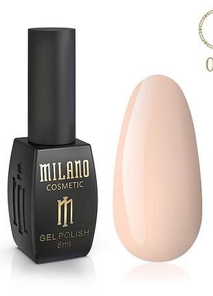 Гель-лак для нігтів milano №003, 8 мл