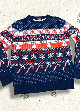 Рождественский новогодний свитер джемпер свитшот