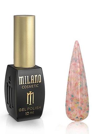 Цветная база с поталью milano color glass base 02, 10 мл