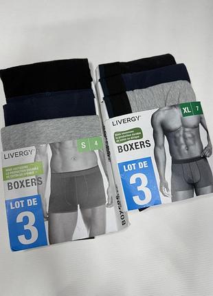 Чоловічі боксери livergy  набір з 3-х