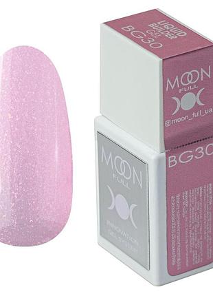 Жидкий гель для укрепления и моделирования ногтей moon full liquid builder gel bg30, 15 мл