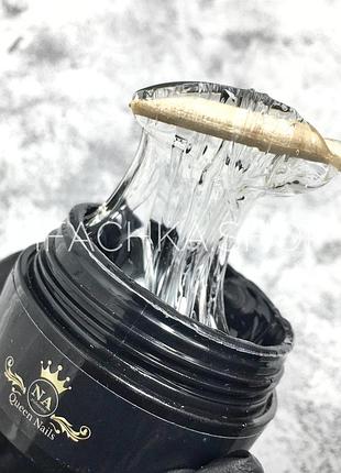 Моделюючий гель для нарощування нігтів queen nails builder gel №05 clear, 30 мл