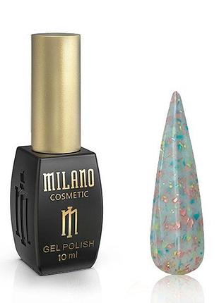 Цветная база с поталью milano color glass base 04, 10 мл