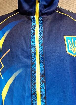 Чоловічий спортивний костюм ukraine, розмір 52,кофта+штани,100 % поліестер, у використанні не був