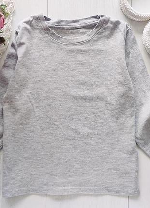 5,6 лет, рост 110,116 однотонный серый реглан артикул: 25359 бренд: h&amp;m (Эч энд эм)