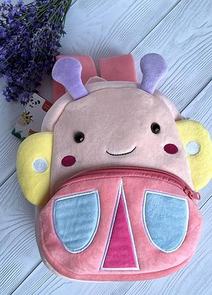 Рюкзак дитячий плюшевий метелик