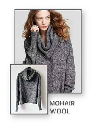 Светр з вовною та мохером