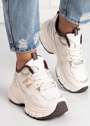 Кроссовки зима белые женские 35р.36р.37р.38р.39р. м 1700