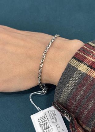 Срібний ланцюжок якірка 925 проба довжина 21.5 см