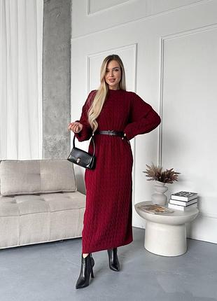 Сукня туніка вʼязана оверсайз