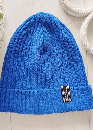 7-9 років, тепла дитяча в'язана шапка для дітей  артикул: 25439  бренд: name it (нейм ит)