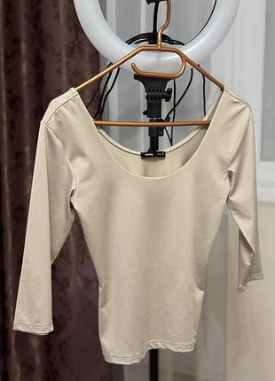 Джемпер лонг кофта масло рукав 3/4 гладенька приємна до тіла декольте