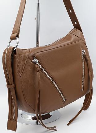 Сумка жіноча шкіряна polina &amp; eiterou y2446 khaki