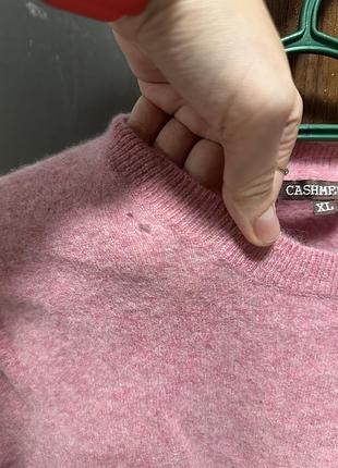 Кашеміровий джемпер рожевий 3