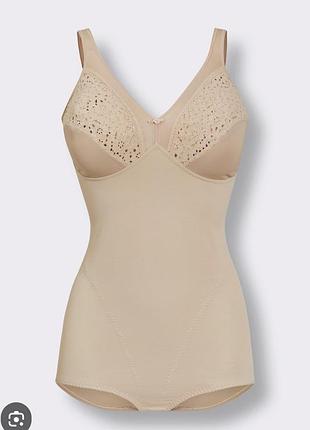 Утягивающий комбидресс speidel нюдовый чашки без паралона застежка внизу 110b