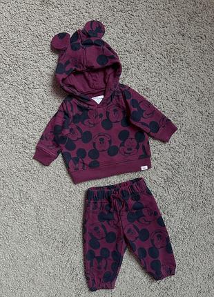 Дитячий комплект худі штани disney mickey mouse gap костюм міккі маус