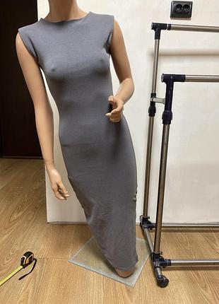 Сукня майка,сукня футболка міді сіра sinsay,xxs/xs