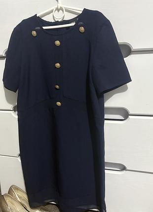 Синее праздничное платье asos