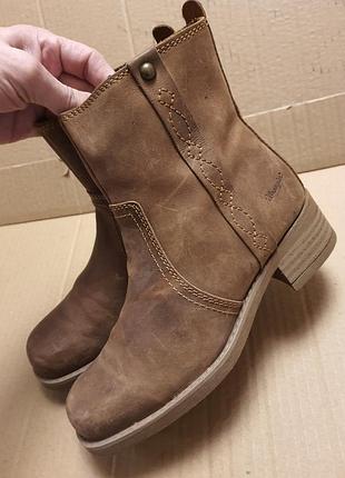 Wrangler стильные кожаные слегка утепленные ботинки