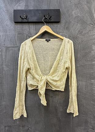 Вовняний топ кофта y2k