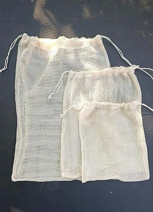 Набор мешочков для овощей 🥦 и фруктов 🍊 3 шт