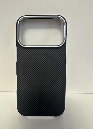 Накладка kevlar carbon with magsafe apple iphone 17 pro