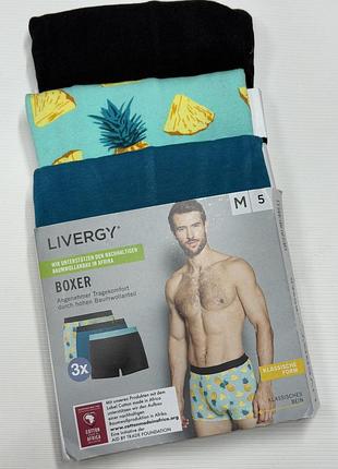 Чоловічі боксери livergy набір з 3-х