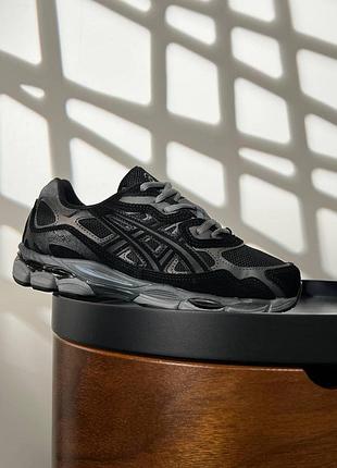 Asics gel-nyc black silver grey