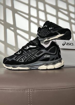 Asics gel-nyc black grey beige