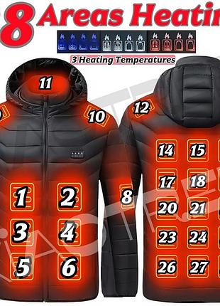 Курточка з підігрівом, куртка с подогревом, термо курточка, теплая курточка