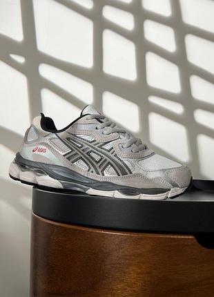 Asics gel-nyc grey silver white
