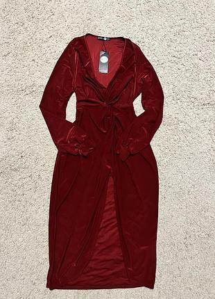 Вечірня сукня новорічна сукня велюрова сукня