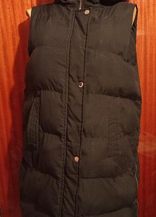 Безрукавка мка длинная