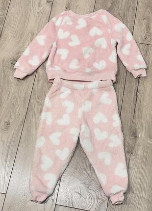 Махрова піжама, костюм george на 2-3 роки