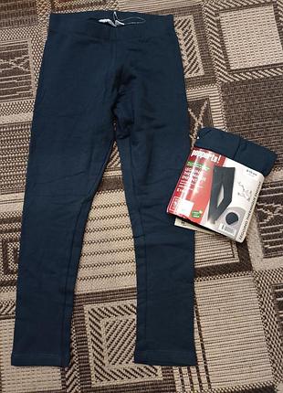 Лосины, леггинсы утепленные pepperts р.134/140, р.146/152