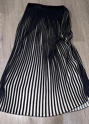 Плісована двоколірна спідниця midaxi від la redoute collections