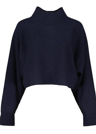 Amaya укороченый свитер под горло реглан из шерсти и кашемира