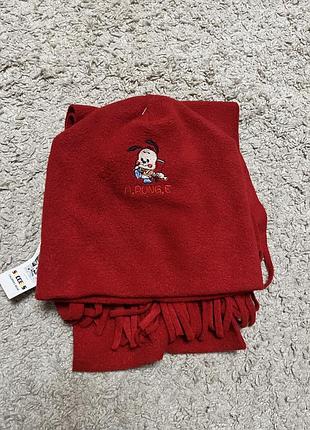 Флісовий набор шапка і шарф дитячий