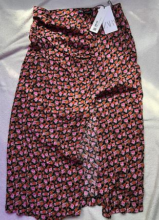 Спідниця міді zara розмір л