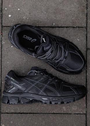 Термо кросівки високої якості asics gel kahana 8 gore-tex triple black